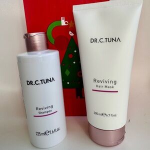 Reviving Shampoo and Hair Mask Set - White and Pink